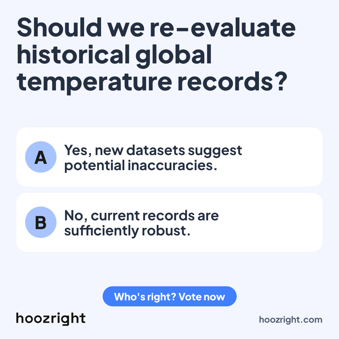 Should we re-evaluate historical global temperature records?