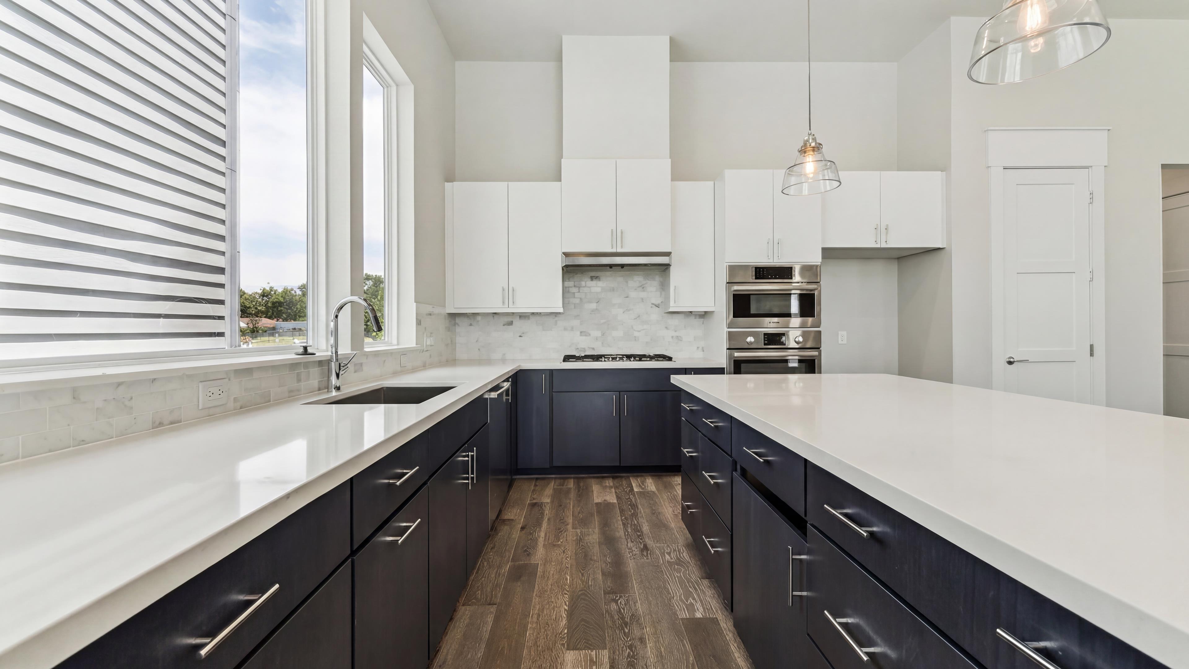 Modern Avondale kitchen with large island and custom cabinetry