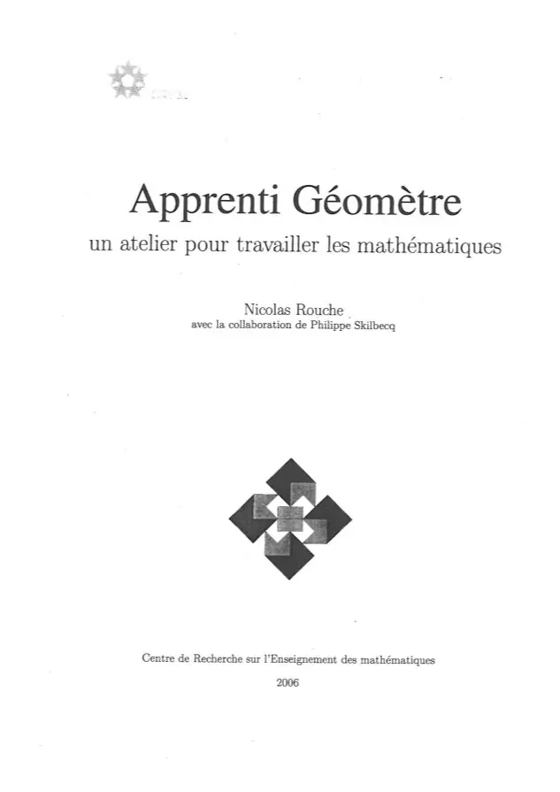Apprenti Géomètre couverture