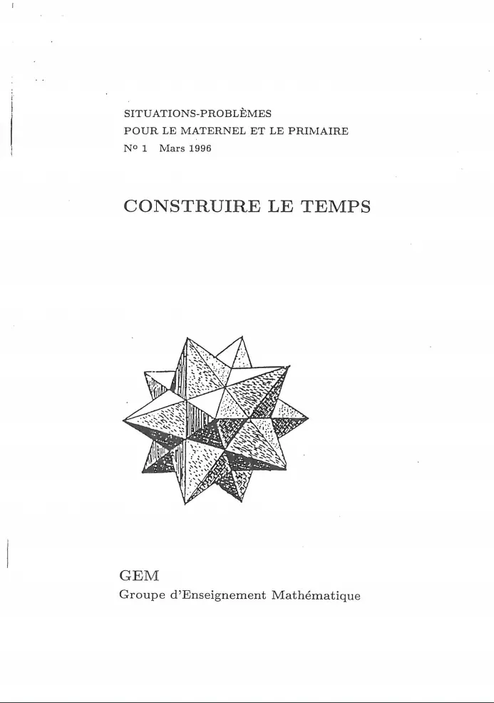Construire le temps couverture