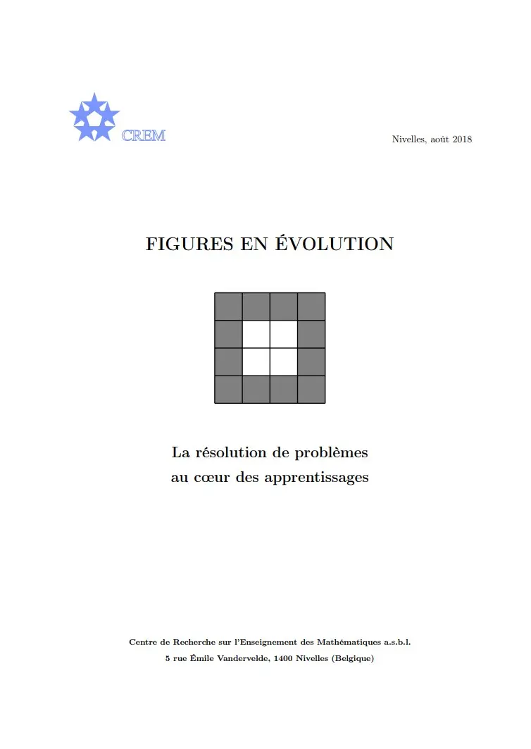 Figures en évolution couverture