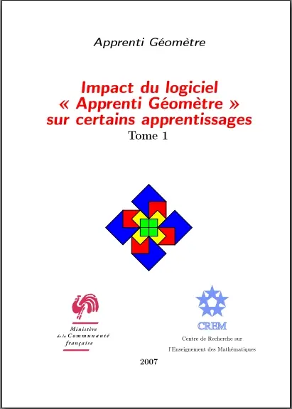 Impact du logiciel "Apprenti Géomètre" sur certains apprentissages couverture