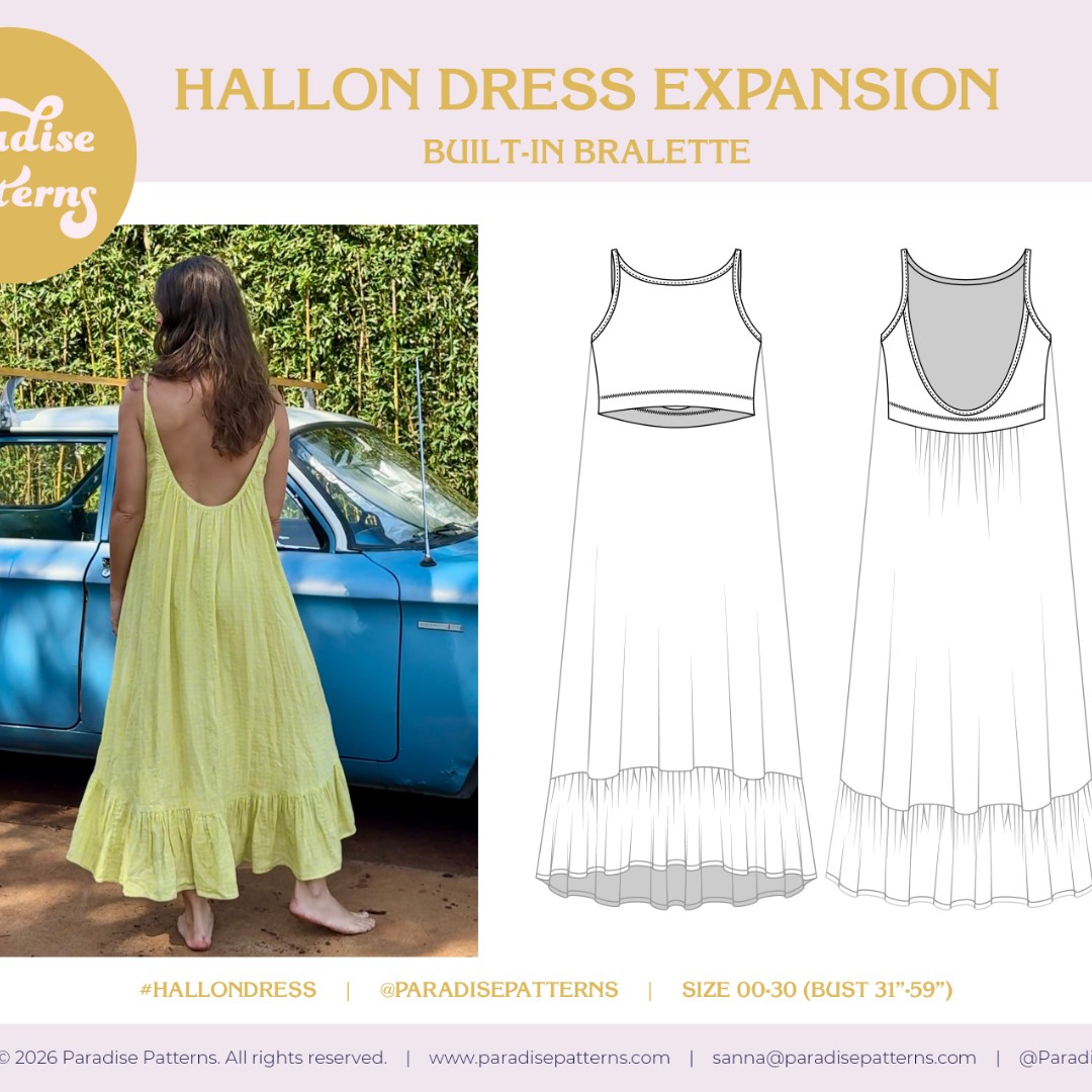 Hallon Dress Built-In Bralette Expansion
