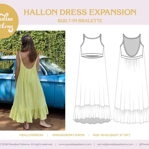 Hallon Dress Built-In Bralette Expansion