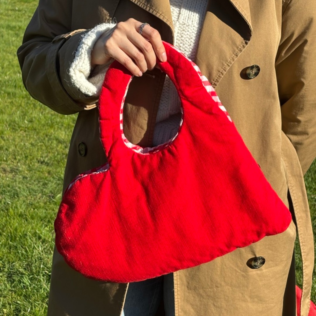 Heart Handbag PDF Sewing Pattern - Fully Reversible - Instant Download