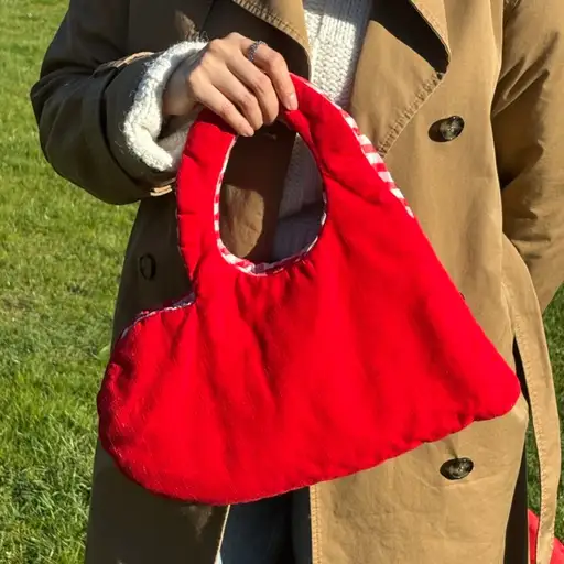 Heart Handbag PDF Sewing Pattern - Fully Reversible - Instant Download