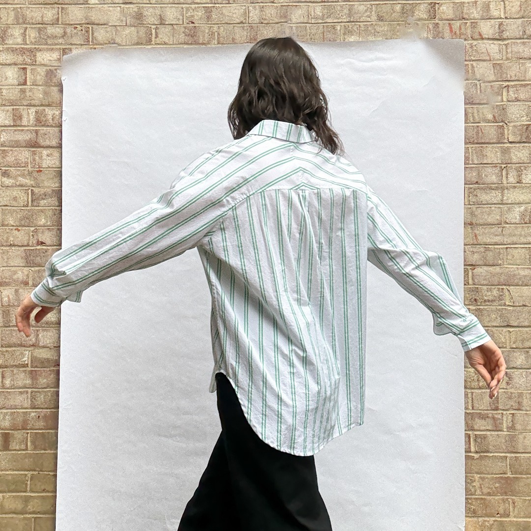 Rose Raglan Button Up
