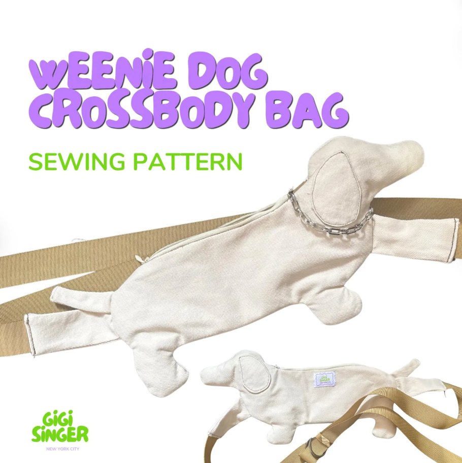 Weenie Dog Crossbody Bag
