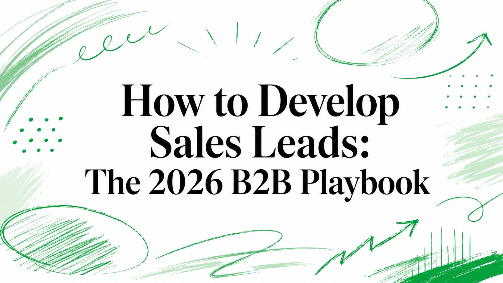 How to Develop Sales Leads: The 2026 B2B Playbook