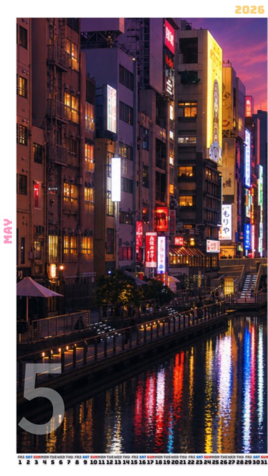 Dotonbori Sunset Neon Reflections