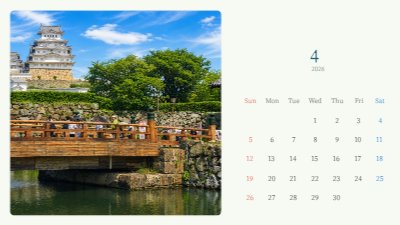 Himeji Castle and Summer Sky