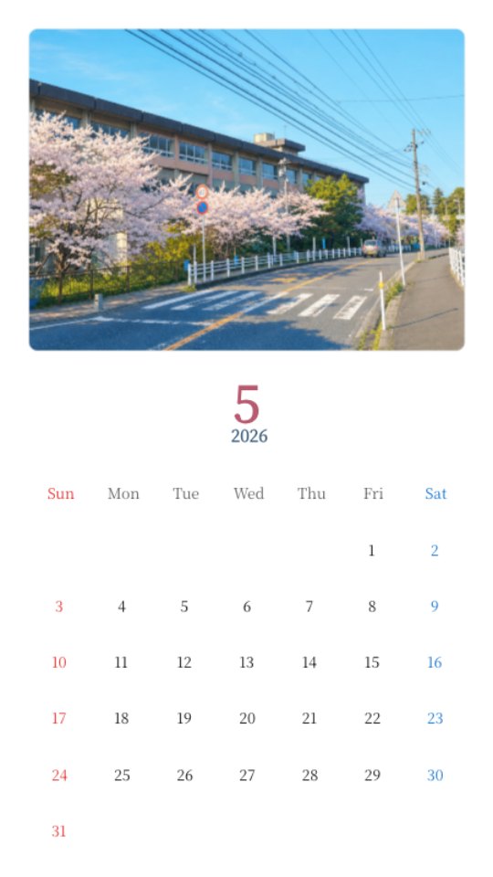 Sakura-Lined School Road Under Blue Sky