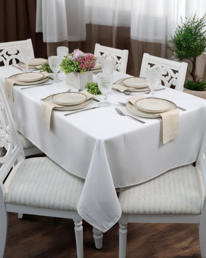 Toalha de Mesa Branca