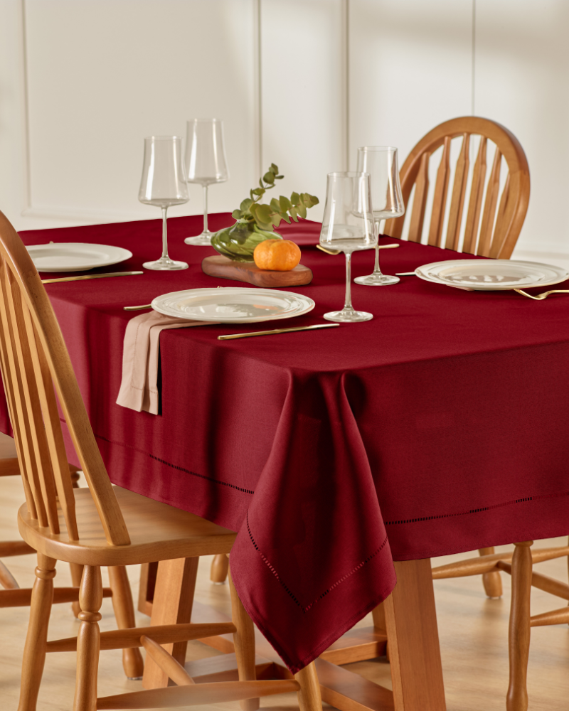 Toalha de Mesa Glamour Bordô