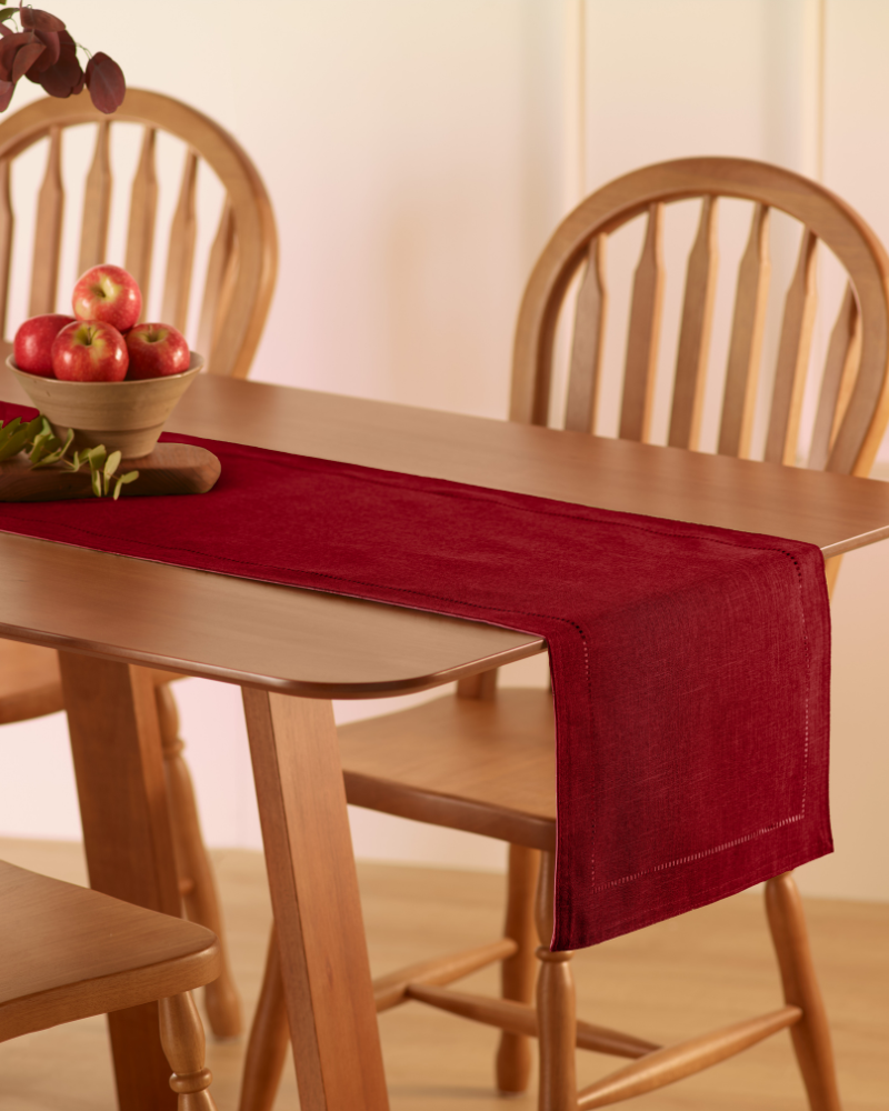 Trilho de Mesa Glamour Bordô