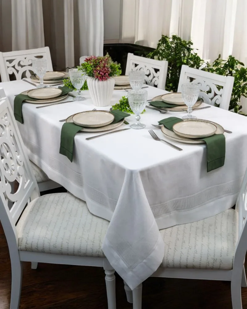 Toalha de Mesa Blanc
