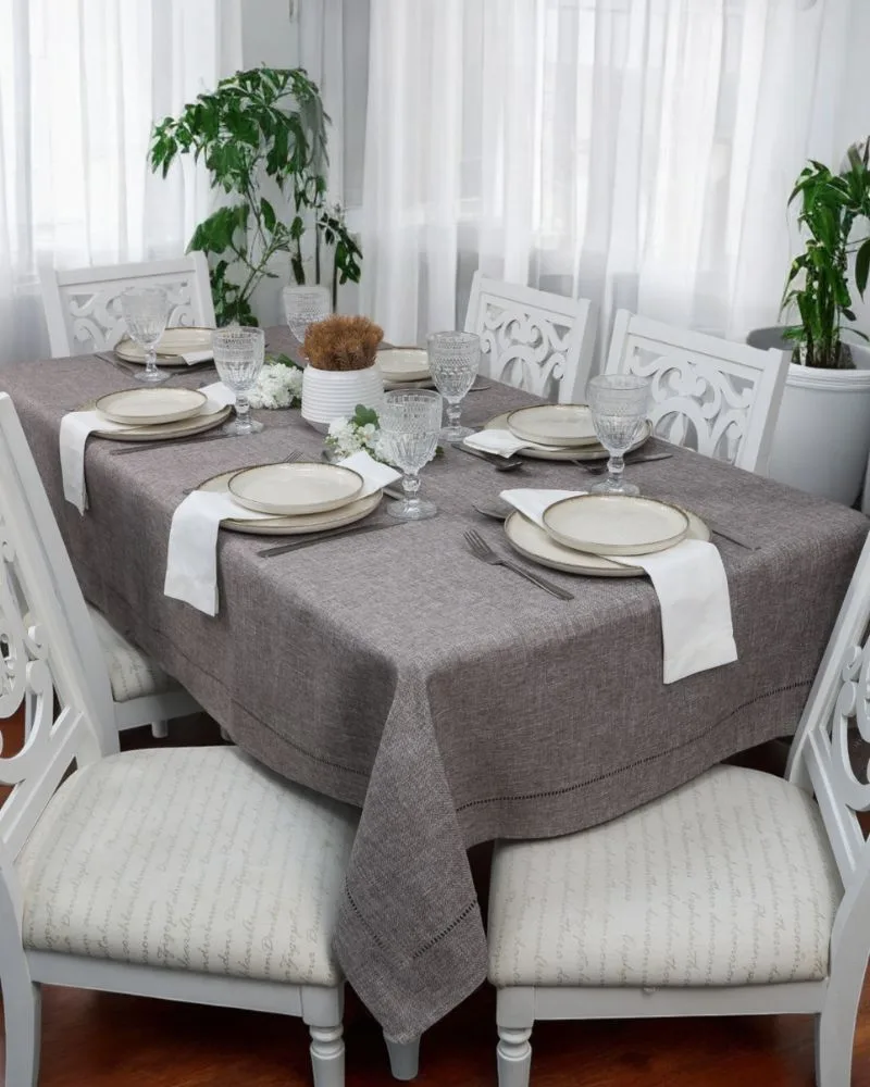 Toalha de Mesa Taupe