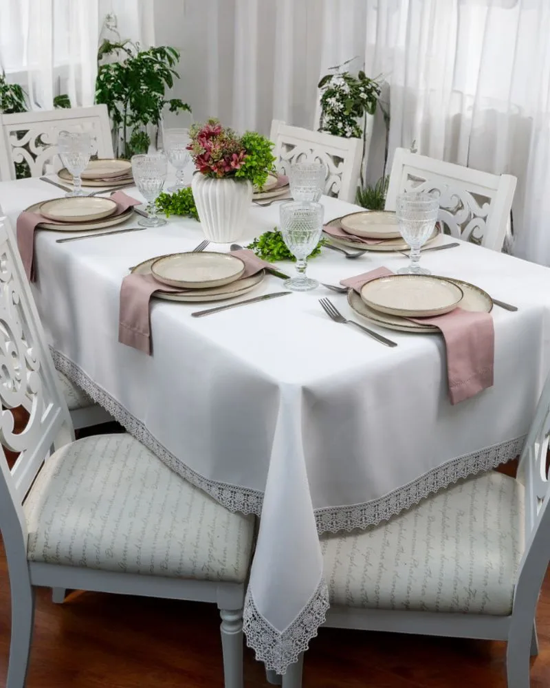 Toalha de Mesa Blanc