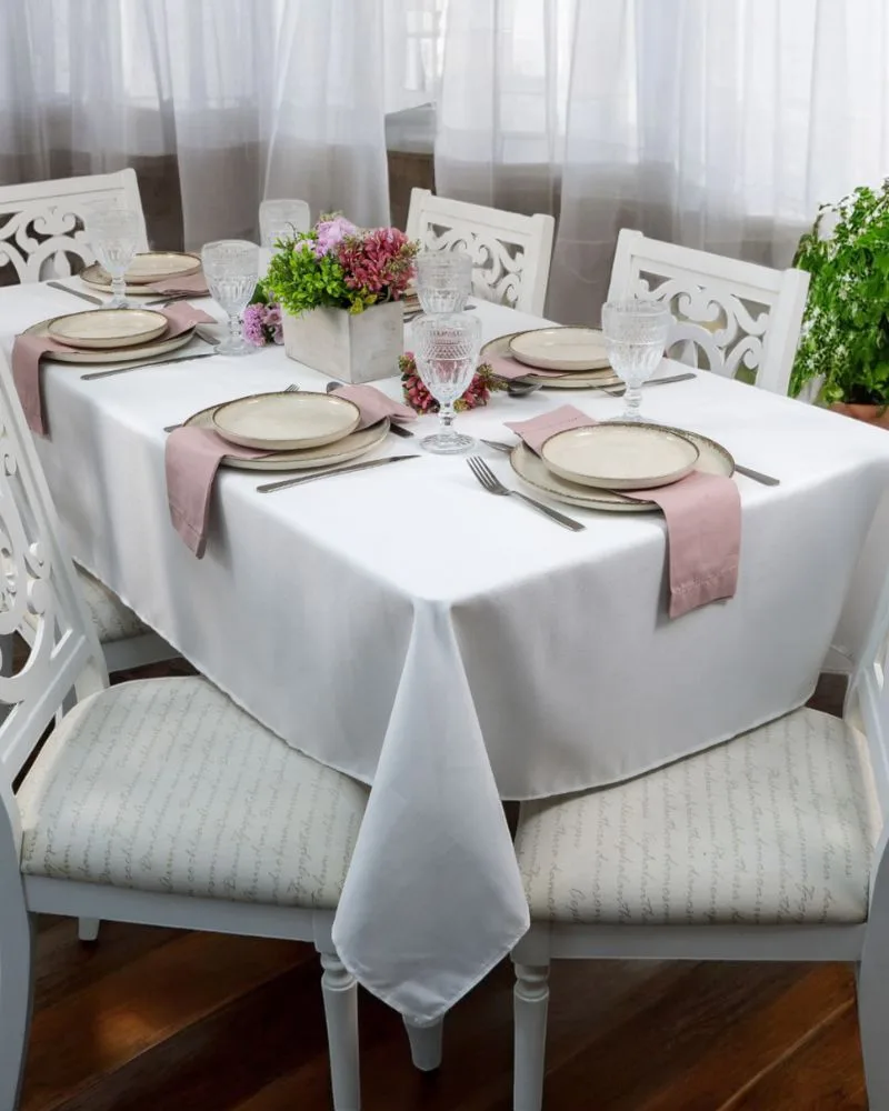 Toalha de Mesa Blanc