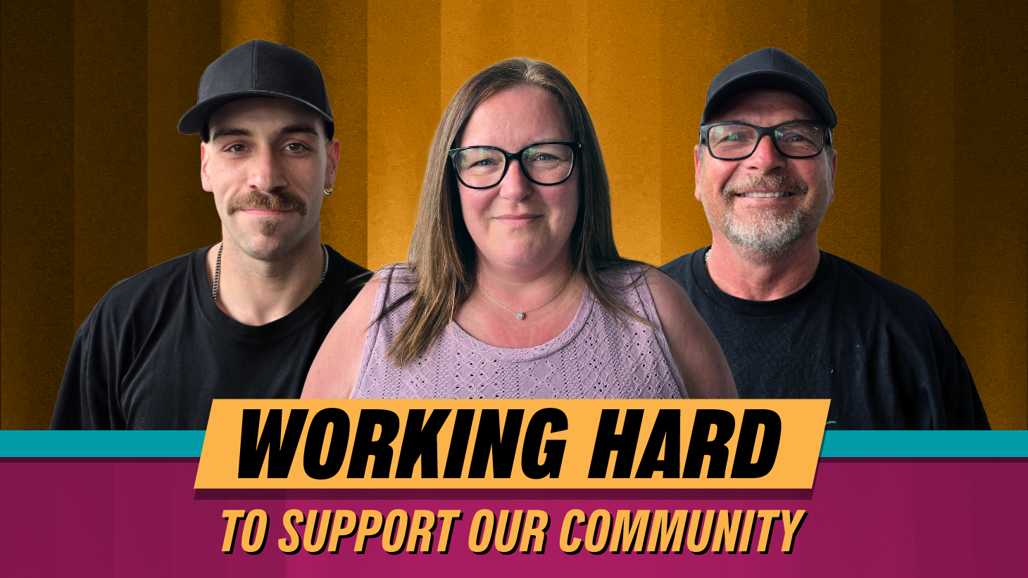 Working hard to support our community