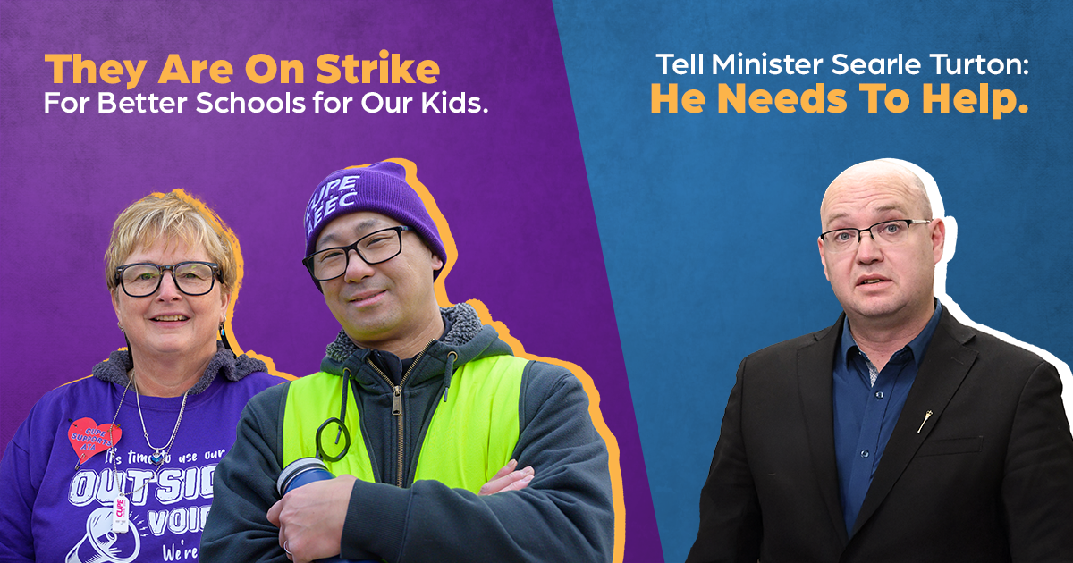 Minister Searle Turton: Help Education Support Workers