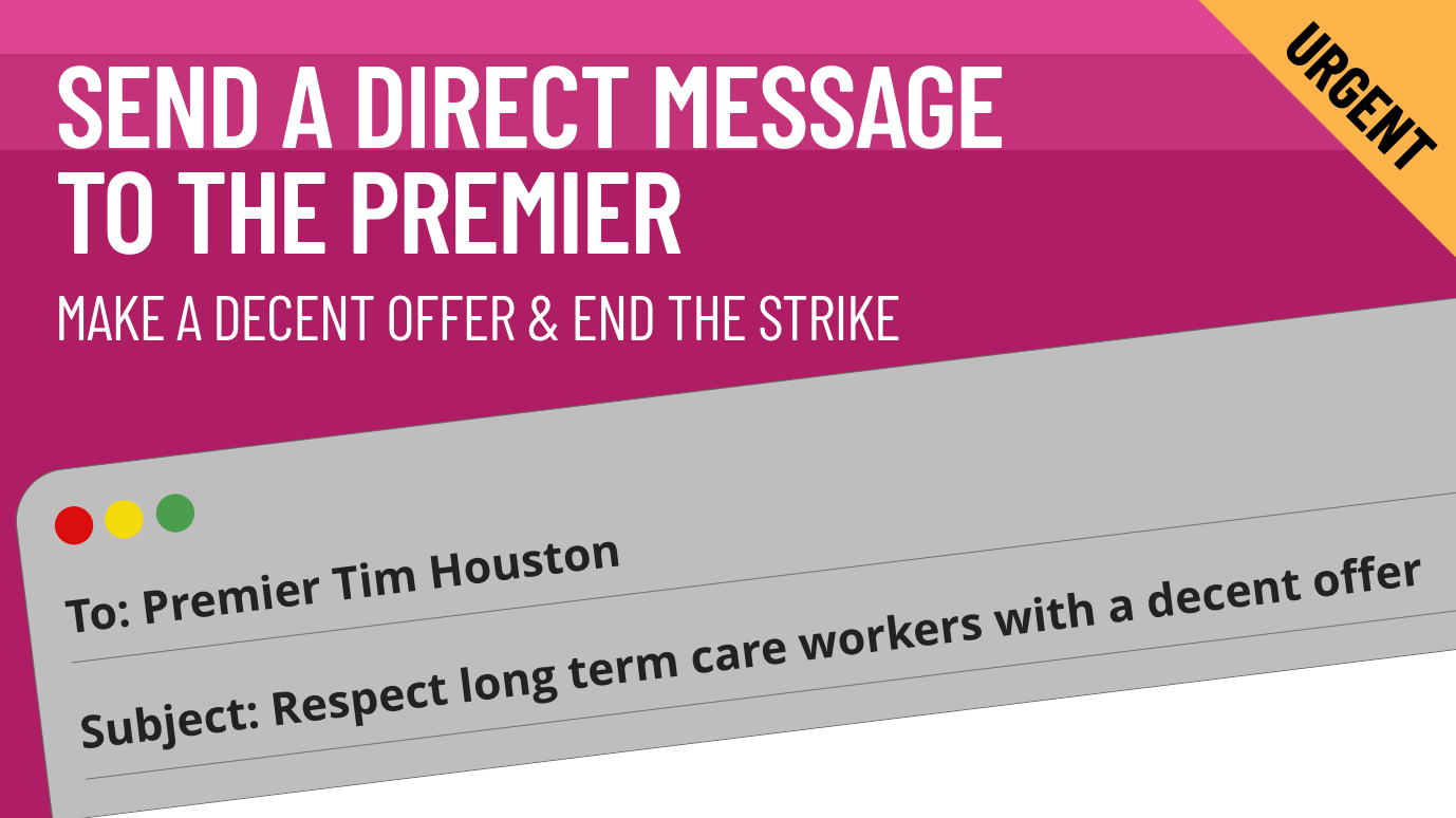 Send a direct message to the Premier