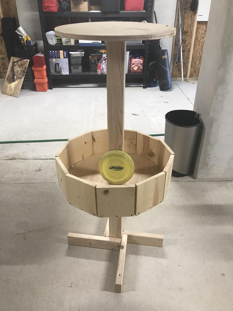 Disc Golf Basket from Scrap Wood Make Projects