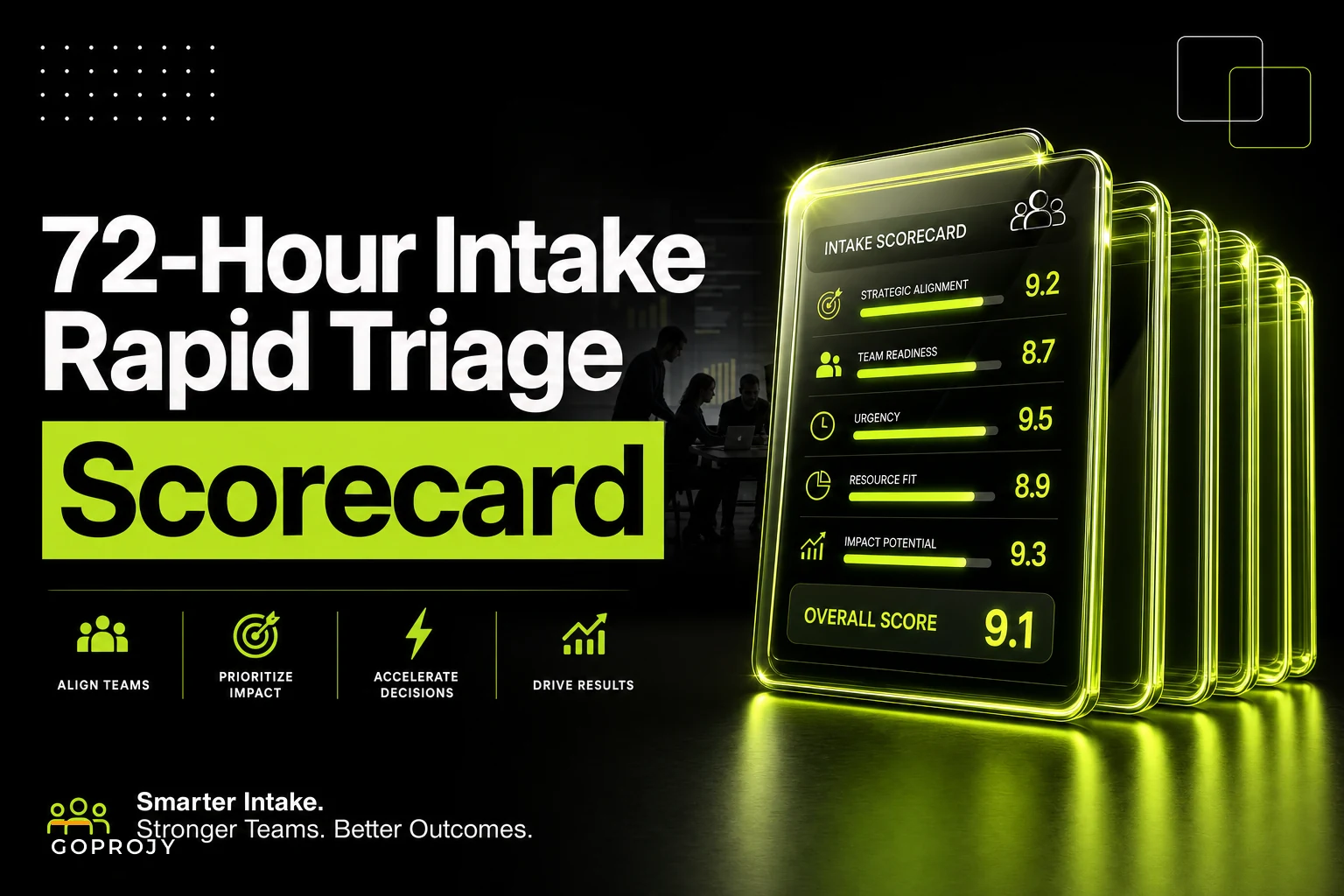 72-hour intake triage: a fast-score card, SLA rules and backlog conversion flow for tactical vs strategic requests