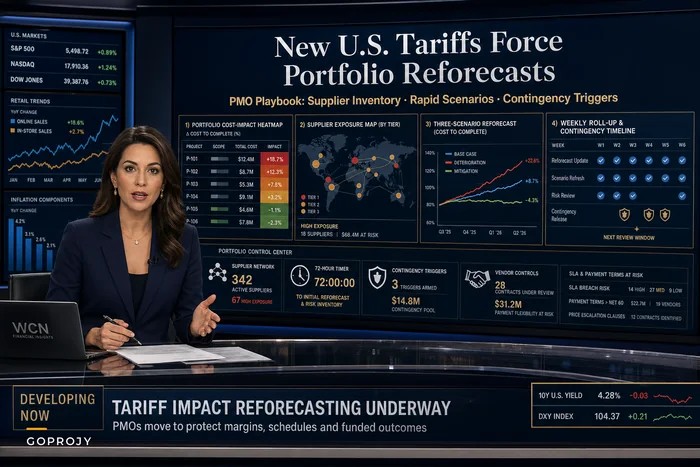 After the New U.S. Tariffs: Portfolio Reforecasting, Vendor Controls and Contingency Triggers for PMOs