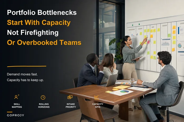 How to prevent portfolio bottlenecks: a PMO capacity and demand management system