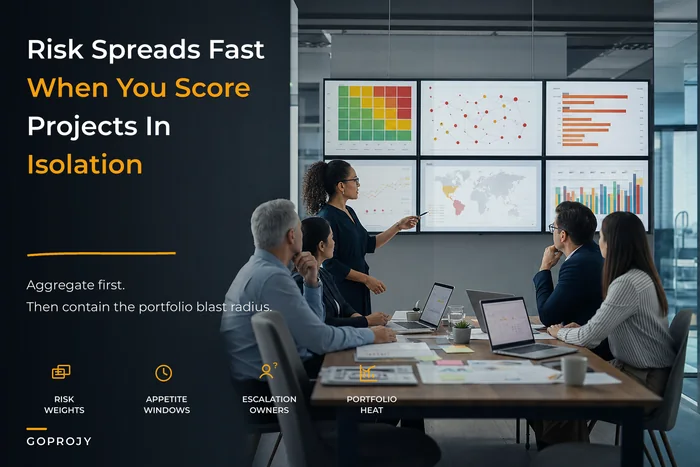 How unchecked project risk amplifies across a portfolio — a containment, scoring and escalation playbook