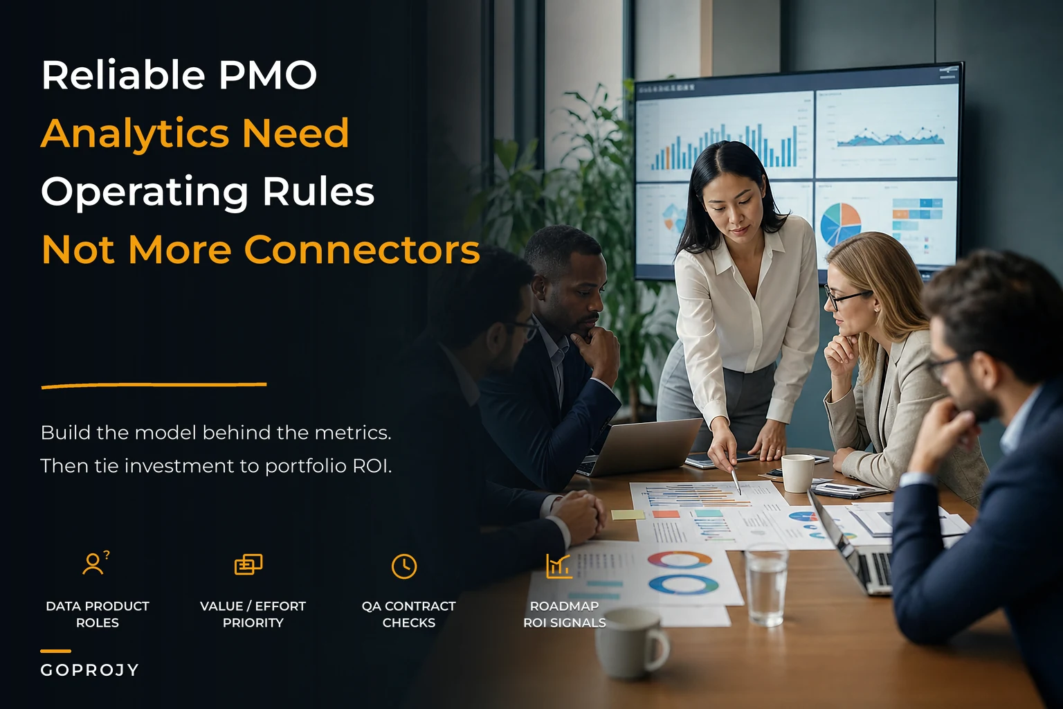 PMO data and analytics blueprint for reliable portfolio decisions