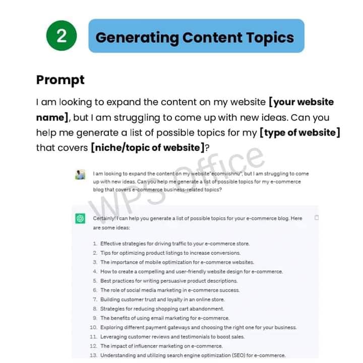  5 ChatGPT SEO Prompt Templates  for your website — image 2