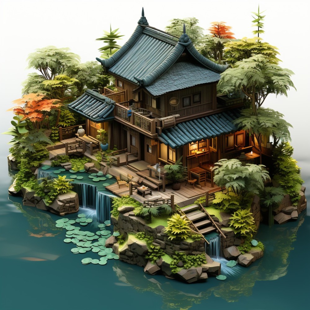 Cottages on water — image 1