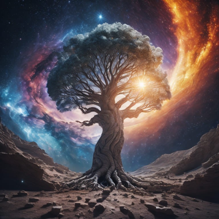 Photorealistic image of the Tree of Life — image 2