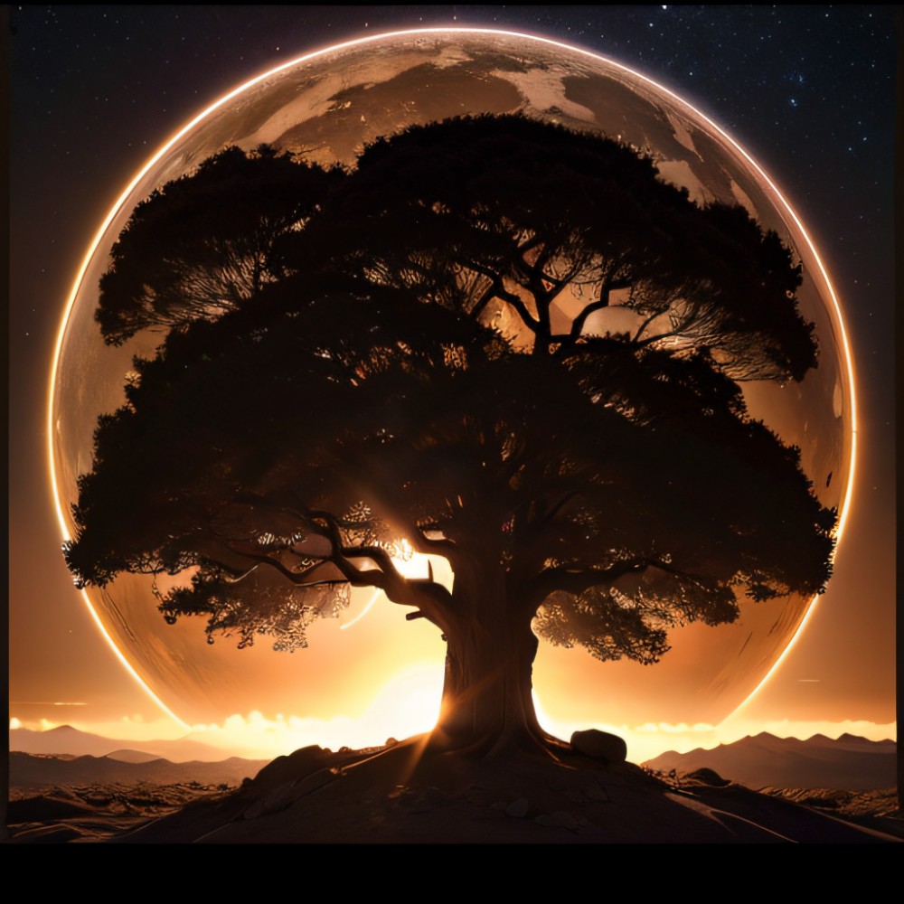 Photorealistic image of the Tree of Life — image 3