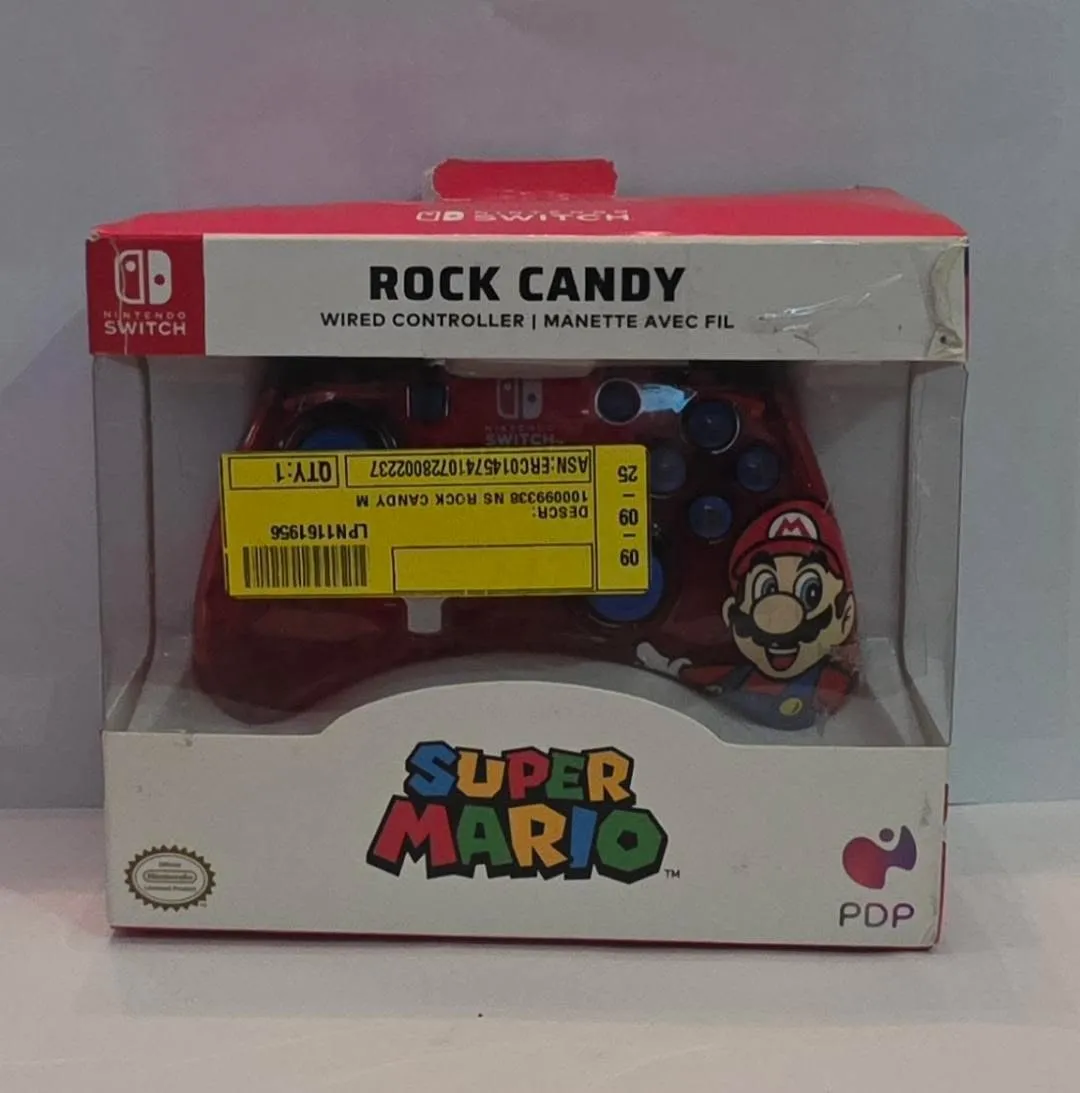 PDP Rock Candy Super Mario Wired Controller for Nintendo Switch