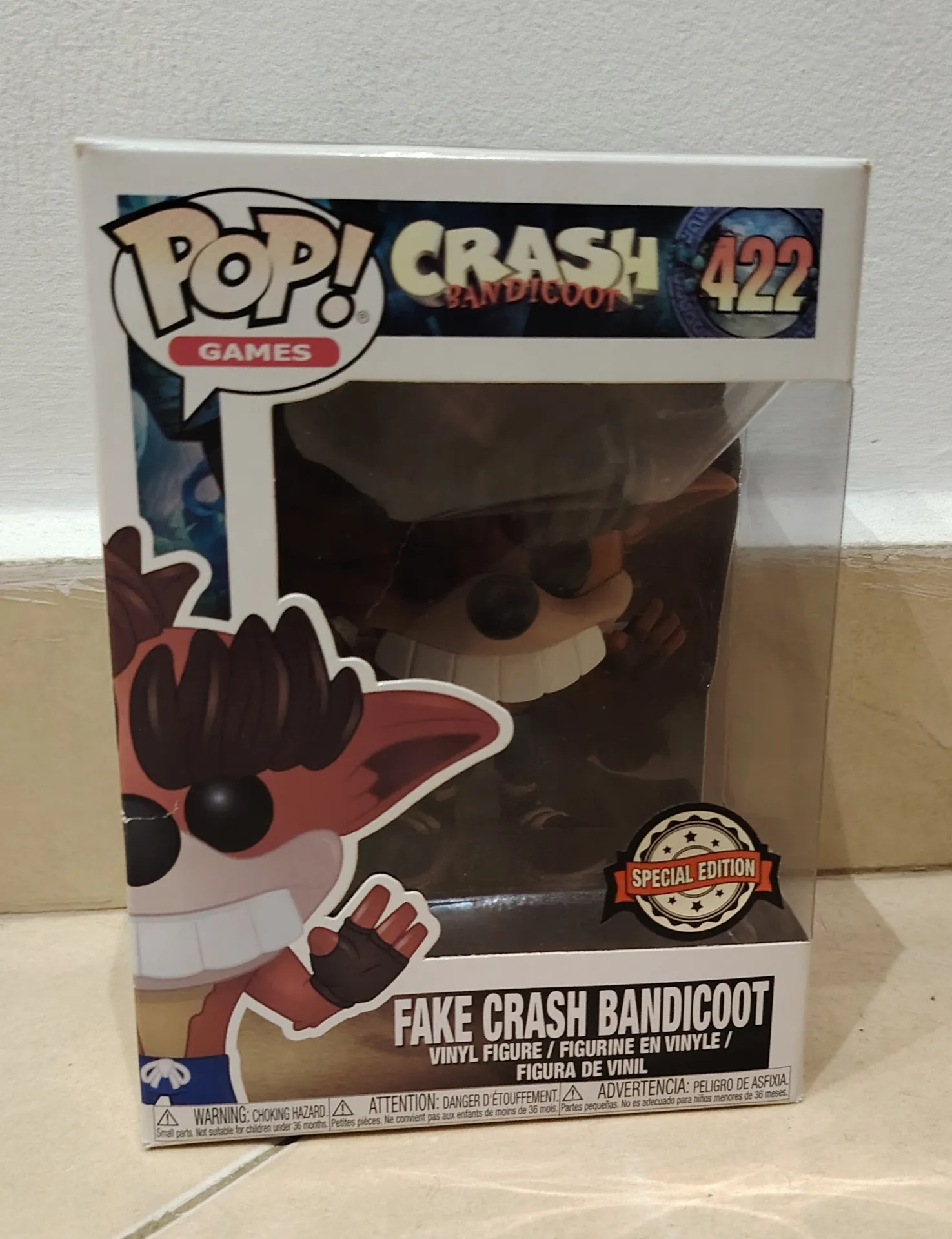 Funko Pop! Games - Fake Crash Bandicoot #422 (special edition)