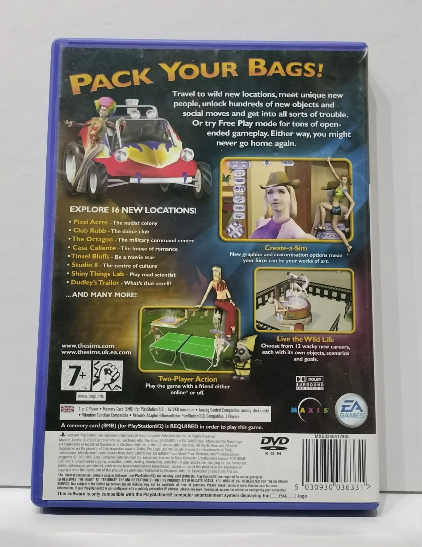 The Sims: Bustin’ Out за PlayStation 2 — PAL