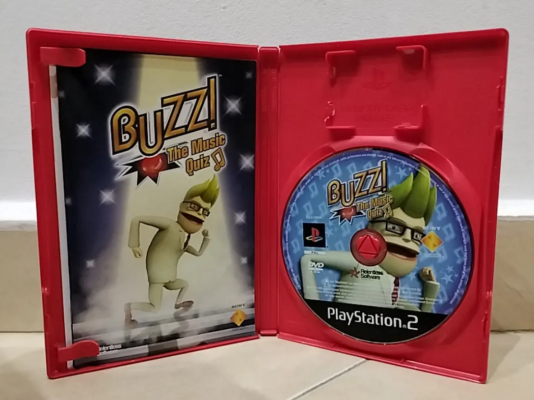 Buzz! The Music Quiz PS2 PAL