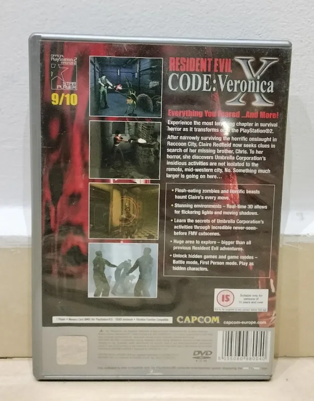 Resident Evil Code: Veronica X — Platinum for PlayStation 2, PAL
