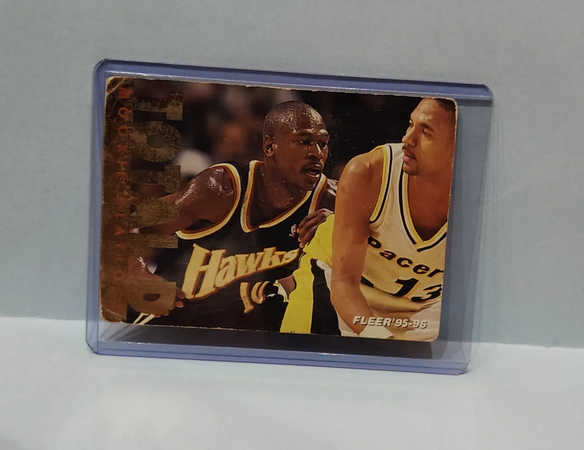 1995-96 Fleer #2 Mookie Blaylock Atlanta Hawks Basketball Card