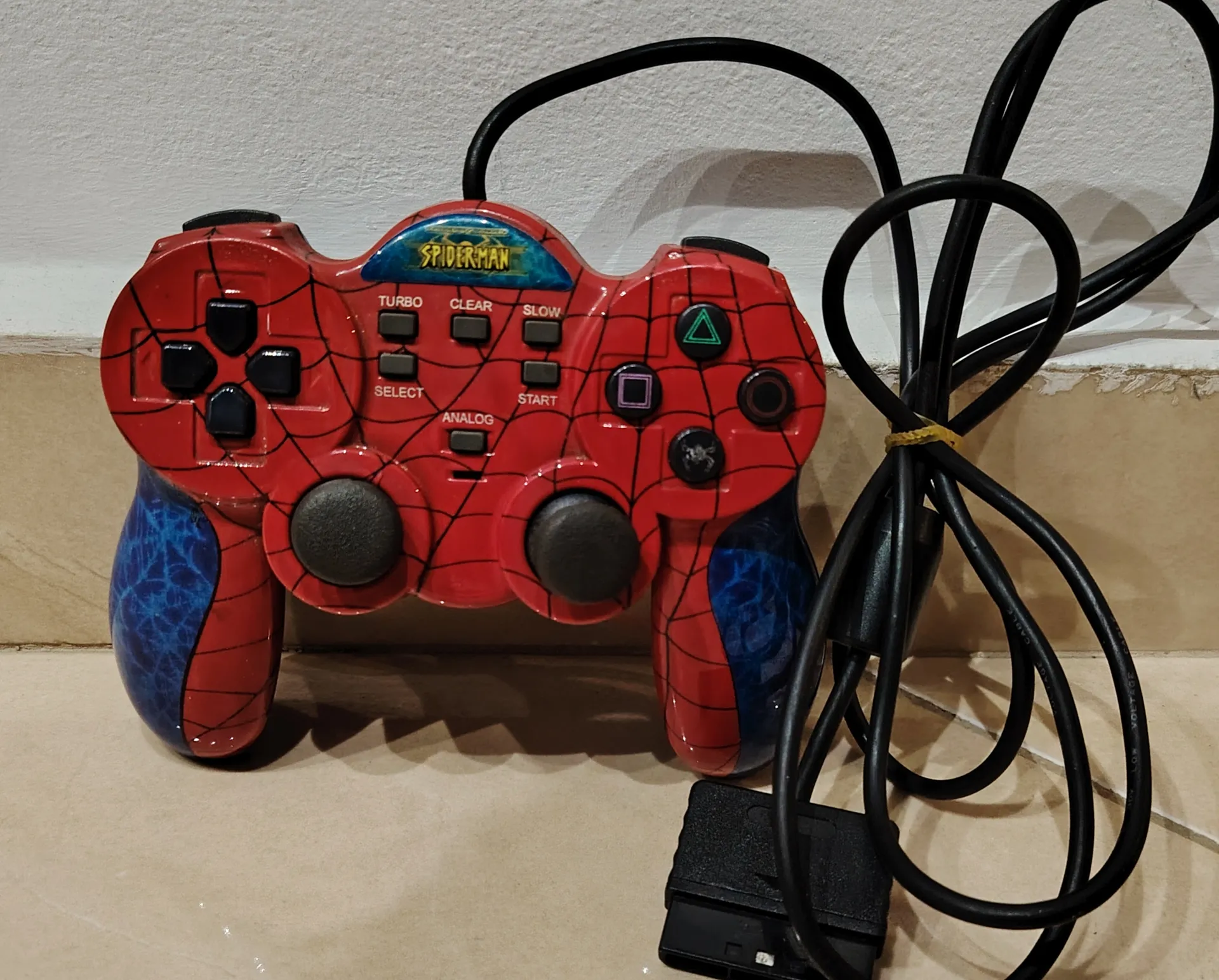 Naki Spider-Man Analog Controller for PS2/PS1