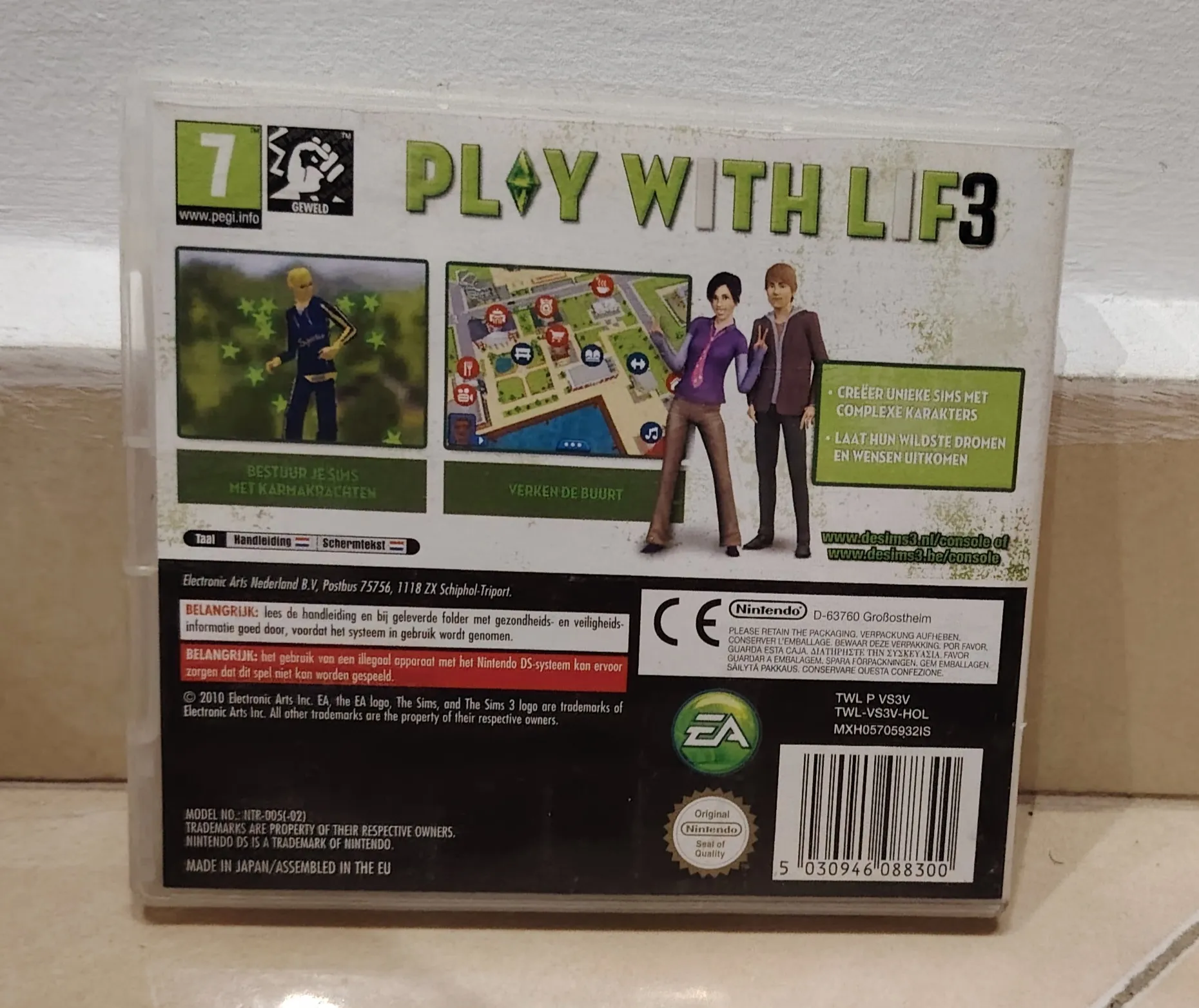 The Sims 3 Nintendo DS PAL Complete in Box Dutch Version