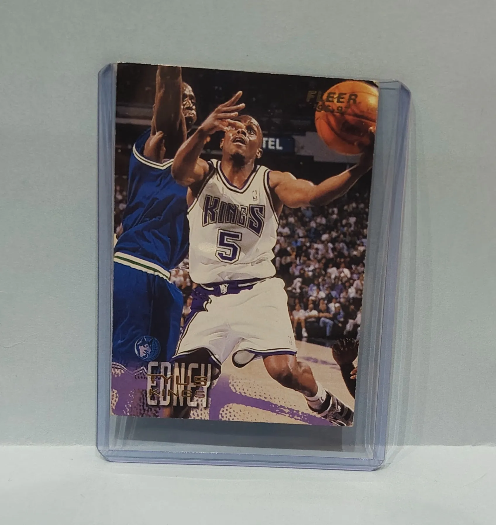 1996-97 Fleer Tyus Edney #93 Sacramento Kings Basketball Card