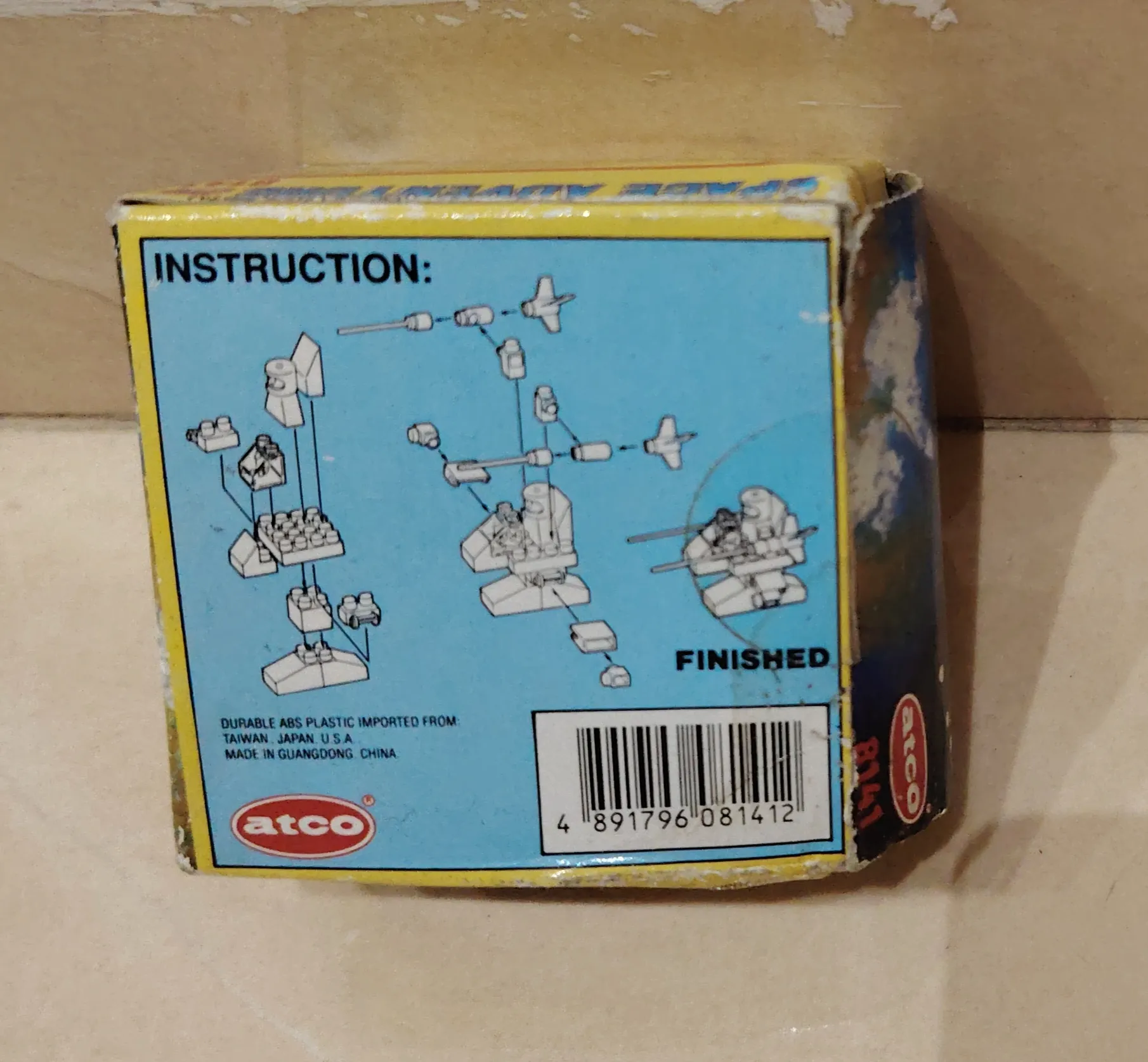 Atco 8141 Space Adventure Building Blocks 1988 Set