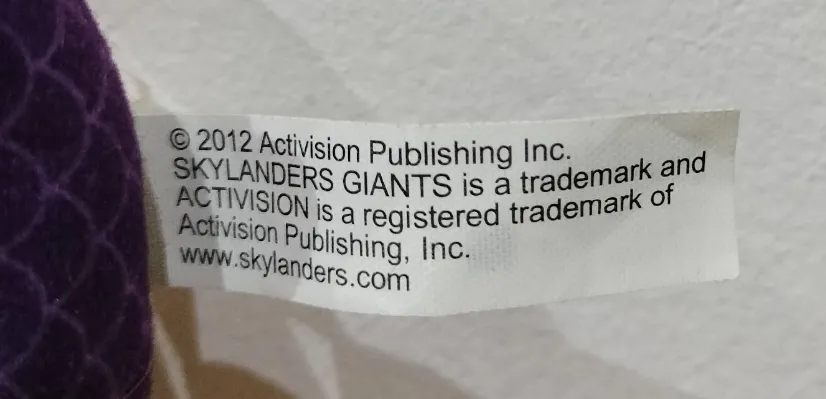 Skylanders Spyro Plush Toy, 2012