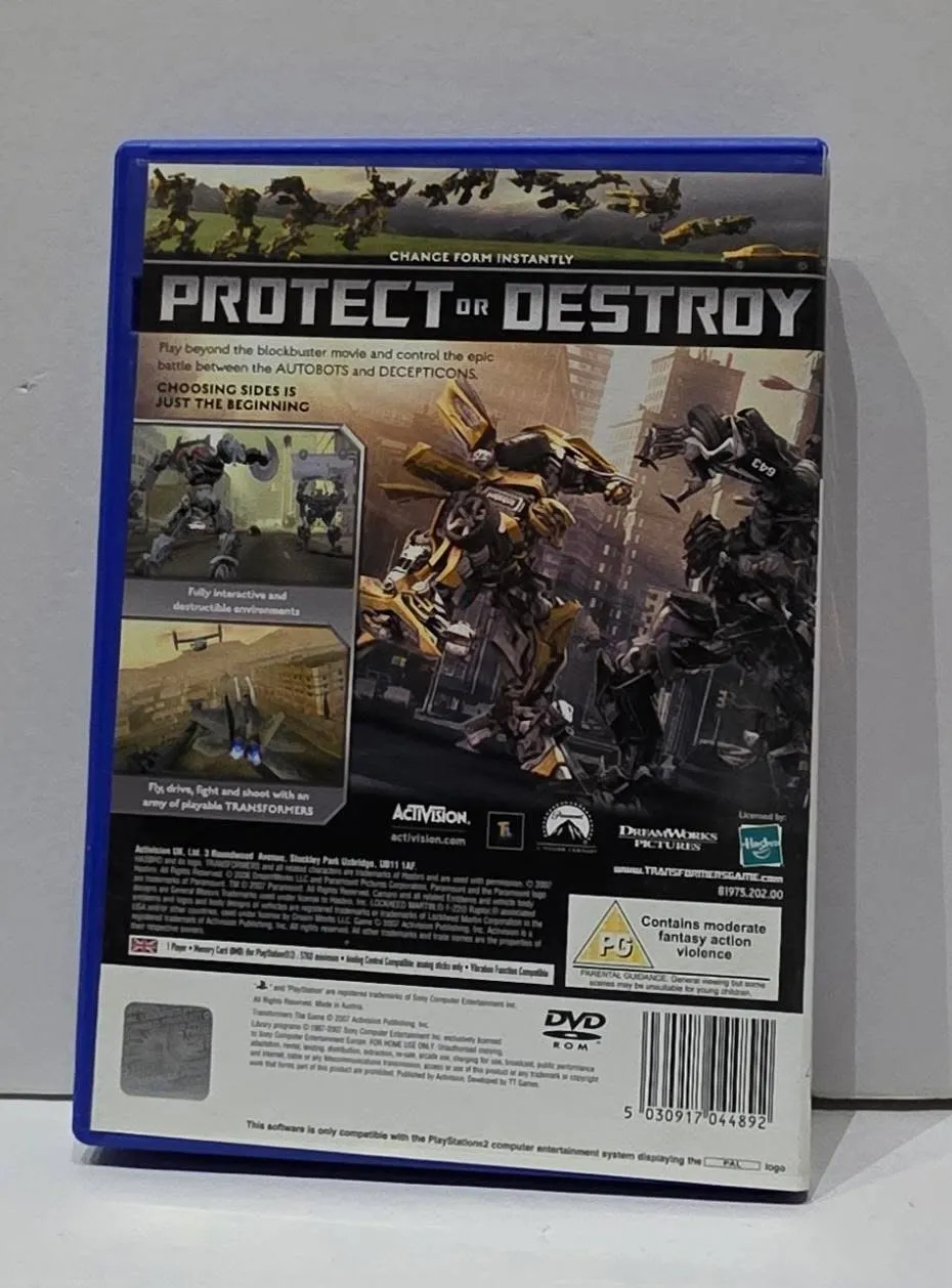 Transformers: The Game за PlayStation 2 PAL
