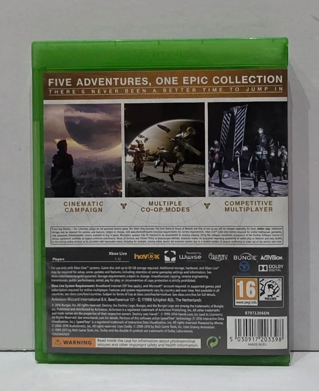 Destiny: The Collection за Xbox One — PAL/EU