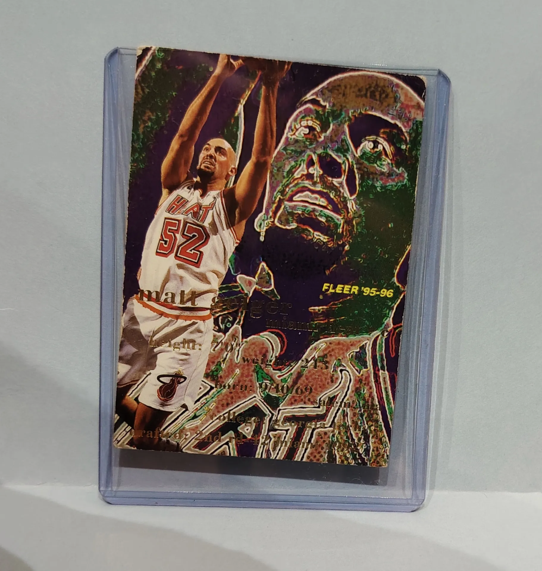1995-96 Fleer #94 Matt Geiger Basketball Card